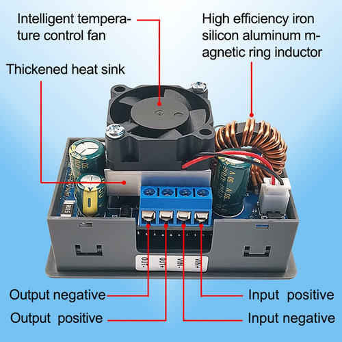Zk-5kx Dc Buck- Boost Converter Power Module Regu Ajustável