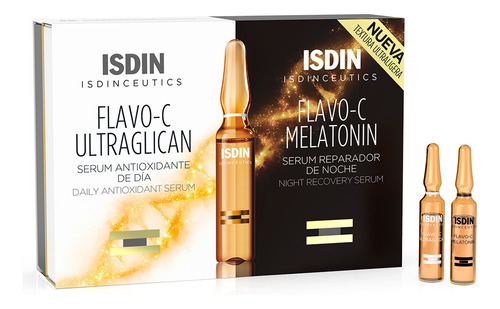 Serum Isdin Isdinceutics Day & Night 10+10 Flavo C 20 Amp