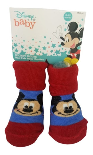 Baby Booties Mickey Mouse Rojo - Disney Baby (0-12months)