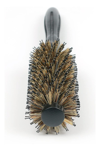Cepillo Redondo Para El Pelo Con Cerdas Naturales De Jabalí