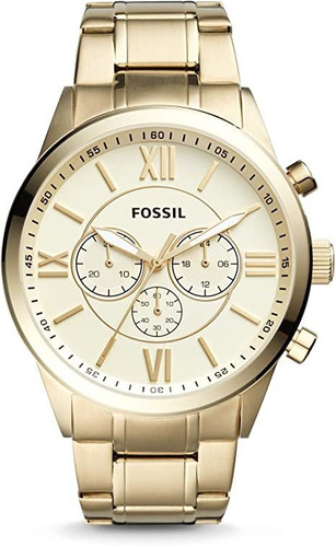 Fossil Flynn - Reloj Cronógrafo De Acero Inoxidable Tono