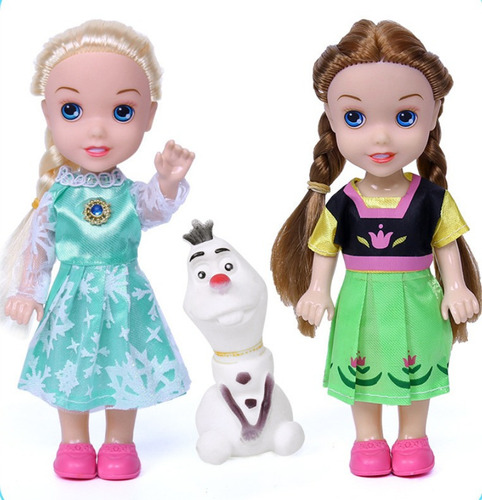 F Para Bonecas Ana E Elsa Frozen 2 Pcs