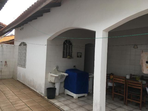 Imagem 5 de 14 de Casa Com Churrasqueira No Balneário Gaivota Em Itanhaém 4738