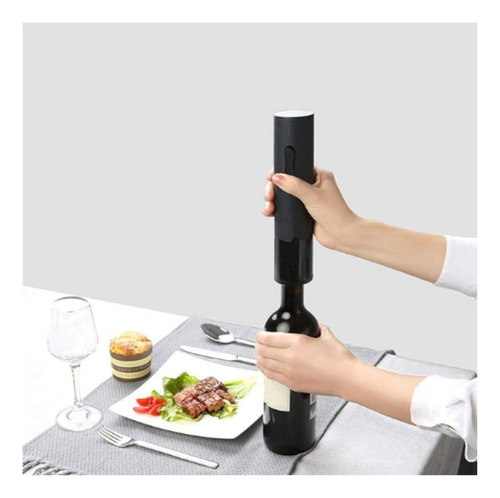 Sacacorchos Vino, Sacacorchos Electrico Usb-c 6 En 1 Abridor Negro