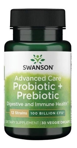 Swanson | Probiotic-prebiotic I 100billioncf I 30 Caps  