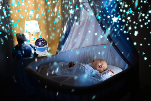 Proyector De Galaxia De Noche Estrellada, Rotación De 360 Gr