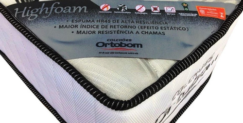 Imagem 3 de 10 de Colchão Casal Ortobom De Espuma High Latex 1380x1880x0300
