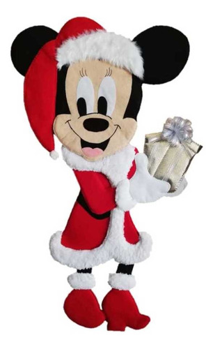 Minnie Mouse Navideña Decoración Colgante Puerta Pared
