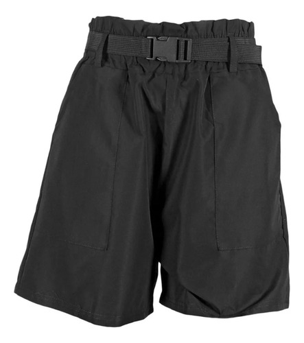 2 Shorts Color Negro Con Bolsillos Para Dama