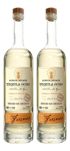 Dos Botellas Tequila Ocho Reposado 750ml