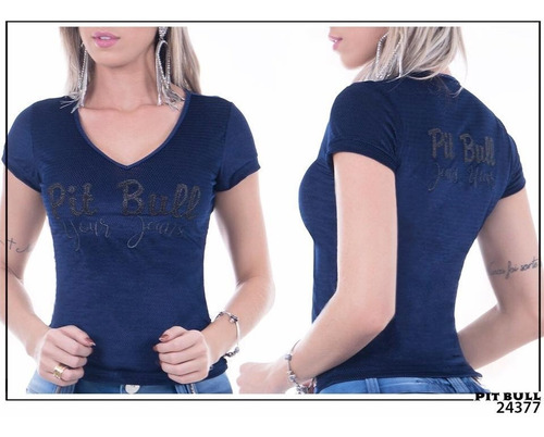 Blusa Pit Bull Pitbull Jeans Original