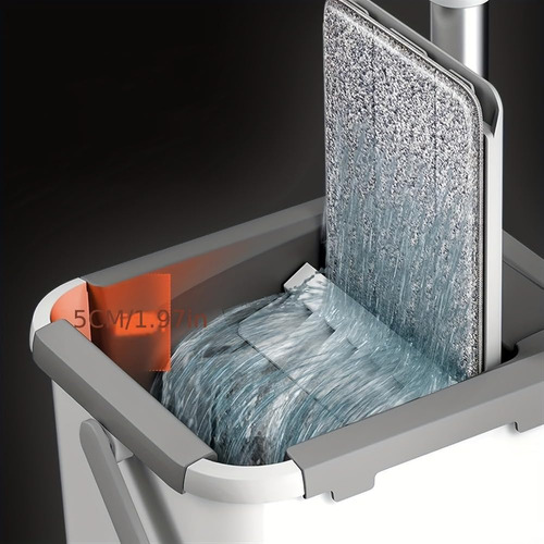 Juego Trapeador Y Cubo De Piso Con Almohadillas Microfibra R
