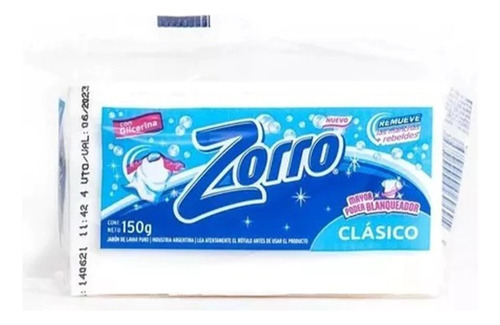 Jabon En Barra Zorro 150g