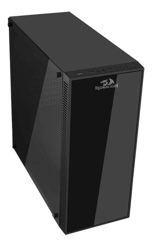 Imagen 6 de 9 de Gabinete Pc Gamer Redragon Sideswipe Gc-601 Vidrio 4 Fan Rgb