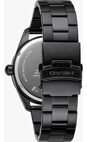 Relógio Head Athens Watch Tennis Player - Seiko Vx43e11c Preto Preto Vermelho