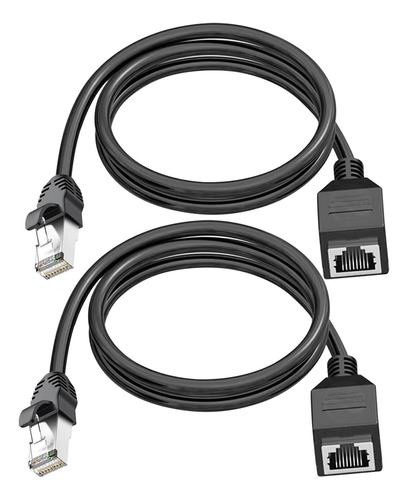 Ouyfbo Cable De Extensión Ethernet, Rj45 Macho A Hembra Ethe
