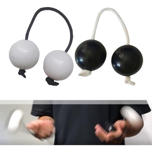 2x African Shaker Sonajero Percusión Pelota Rítmica Doble