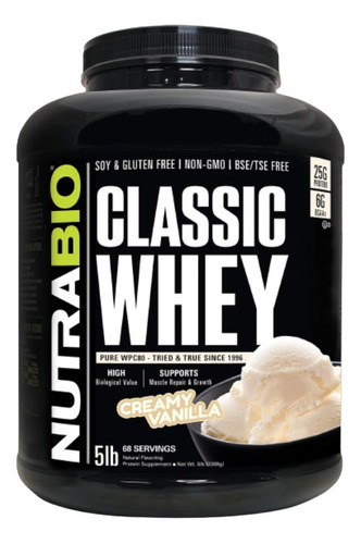 Nutrabio Proteína Classic Whey | 65 Servidas