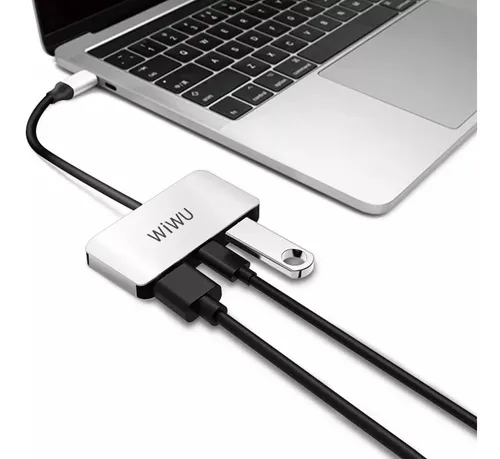 Wiwu Alpha C2h Hub 3 En 1 Usb-c A Hdmi Usb 3.0 Usb-c _ap