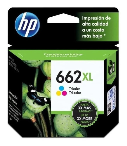 Cartuchos Hp Original 662xl Color P/ 1515, 2515, 2545, 3515