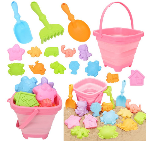 Lukovee Juego De Juguetes De Playa Infantil Para Niños 16pzs