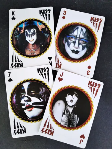 Kiss, Set De Cartas De Poker.