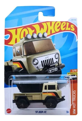 Hot Wheels Jeep Fc Pickup 1957 Original Coleccionable