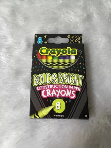 Crayola Bold and Bright Construction Paper Crayons
