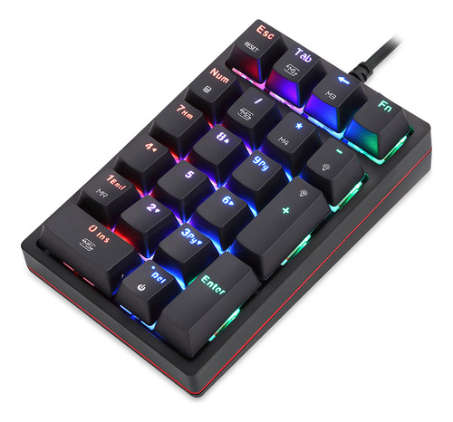 Teclado K24 Motospeed Effects Outemu Blue Switch Mechanical