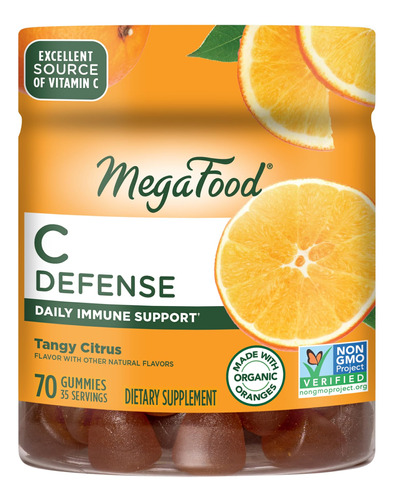 Megafood C Defense - Gomitas De Vitamina C - Excelente Fuent
