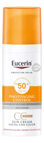  Eucerin cc creme protector solar facial 50ml