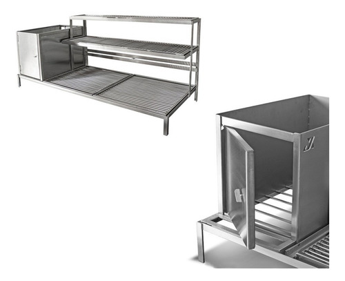 Parrilheira Jx Metais Firebox - Churrasqueira Parrilla 130cm