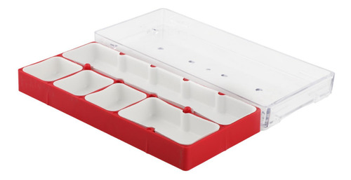 Bandeja Para Guardar Piezas De Movimiento De Reloj, Rojo