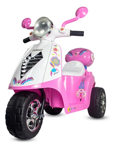 Moto juguete niña sale