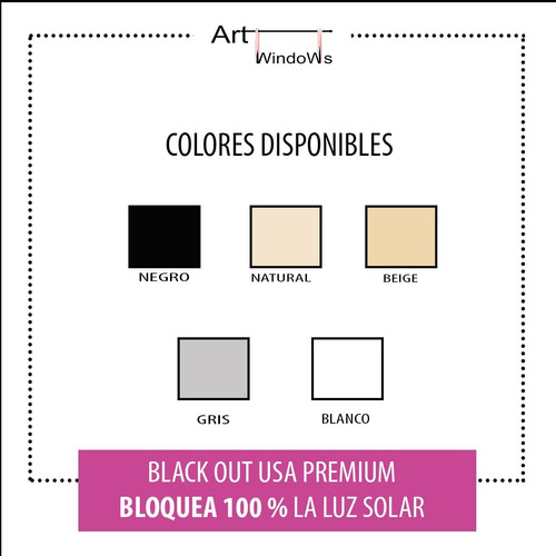 Imagen 5 de 10 de Cortinas Roller Black Out Vinilica Suizo Fabrica Blackout