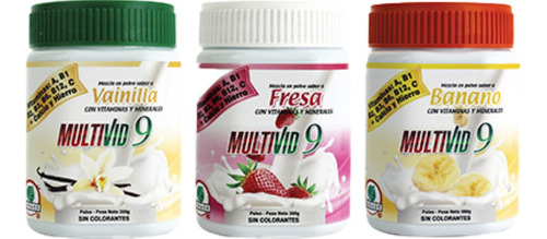 Multivid 9 (multivitamínico En Polvo Mas Calcio Y Hierro)