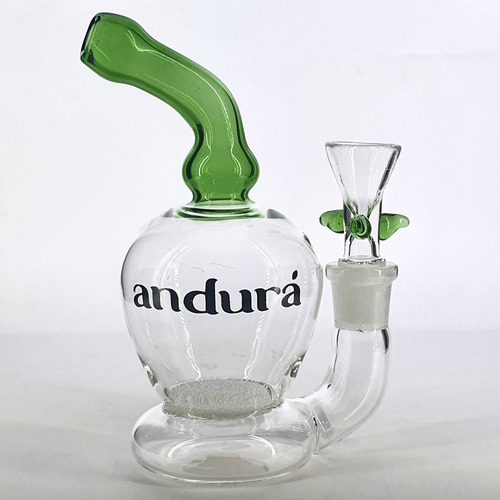 Imagem 3 de 4 de Andurá | Mini Bong De Vidro Placa Porosa - Oil Nail + Bowl