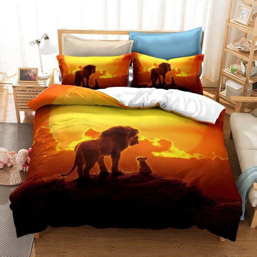 Juego De Cama Con Funda De Edredón El Rey León