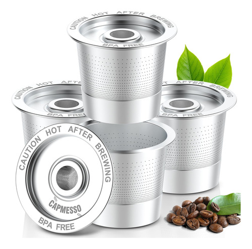 Cápsulas De Café Reutilizables K Cups Capmesso Para Keurig 1