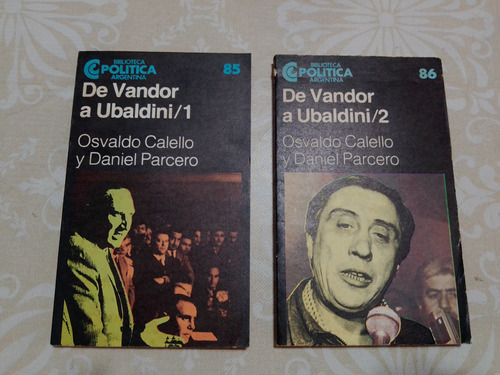 De Vandor A Ubaldini (2 Tomos) - Calello - Parcero - Ceal
