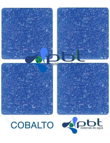 Mosaico Diamond Alberca Color Cobalto 2x2 4.28 Mts (2 Cajas)