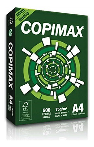 Resma Copimax A4 Multifunción De 500 Hojas De 75g Amv