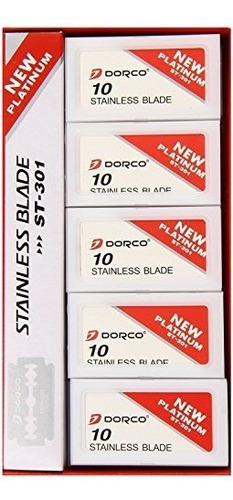 Dorco St301 Adicional De Dos Filos Hojas De Afeitar, 100.