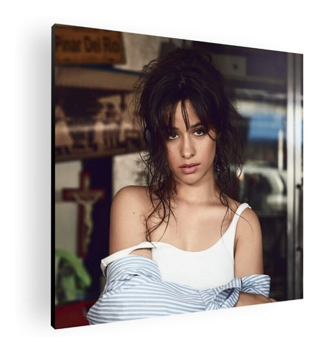 Cuadro Decorativo Moderno Mural Camila Cabello 30x30 Cm Mdf