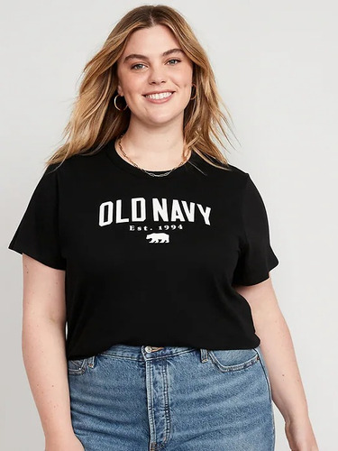 Remera Old Navy Everywear Logo Graphic T Shirt Plus Size