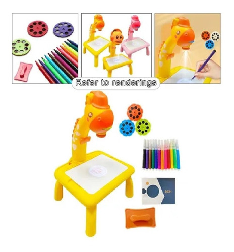 Proyector Infantil Aprendizaje De Escritorio Jirafa