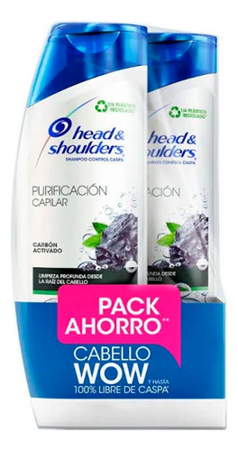 Shampoo Control Caspa Carbon 2u De 375ml Head&shoulders