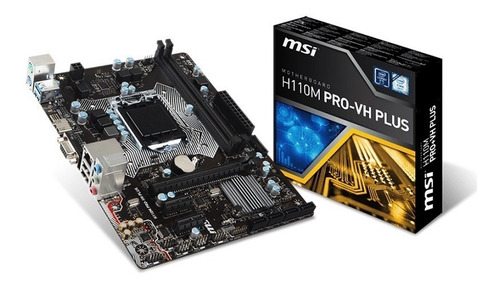 Motherboard Msi H110m Pro-vh Plus Intel Ddr4 Lga 1151 Full