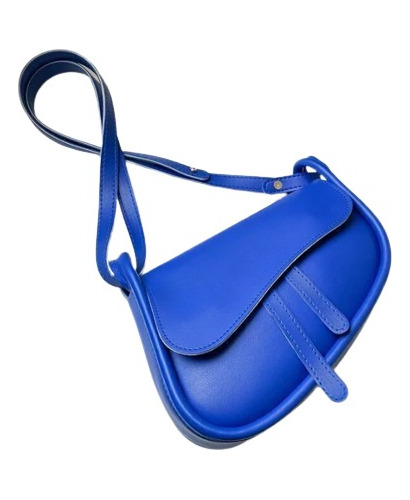 Bolsa Sela D'or Azul/bege/preto