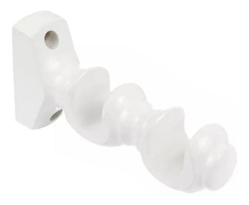 Kit Suporte Duplo 19/19mm Branco Madeira ( Par )